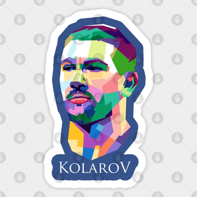 Kolarov Sticker by erikhermawann22